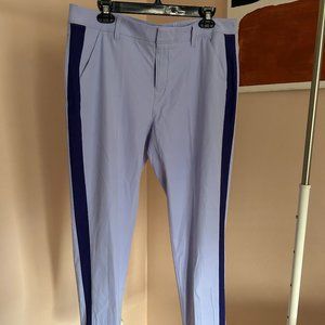 NWT Lady Hagen Size 12 lavender with stripes golf pants
